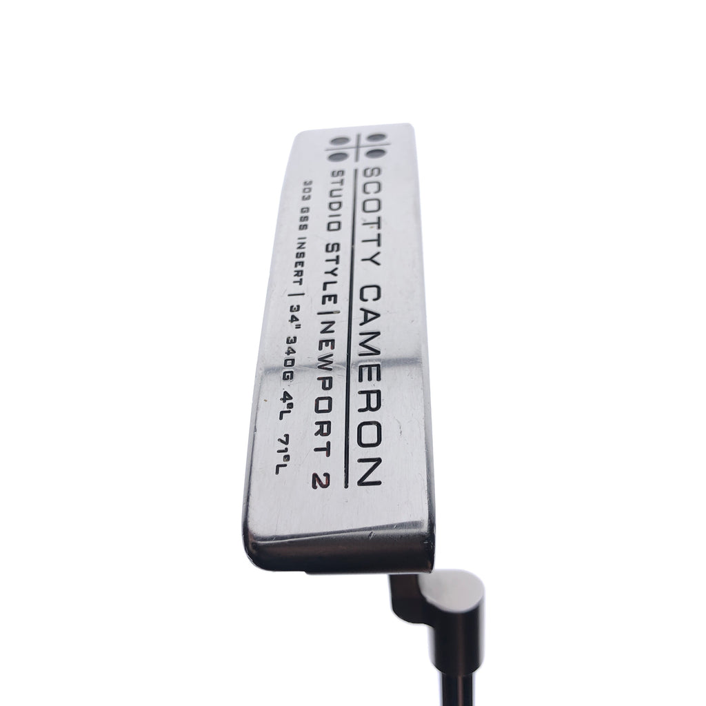 Used Scotty Cameron Studio Style Newport 2 Putter / 33.0 Inches