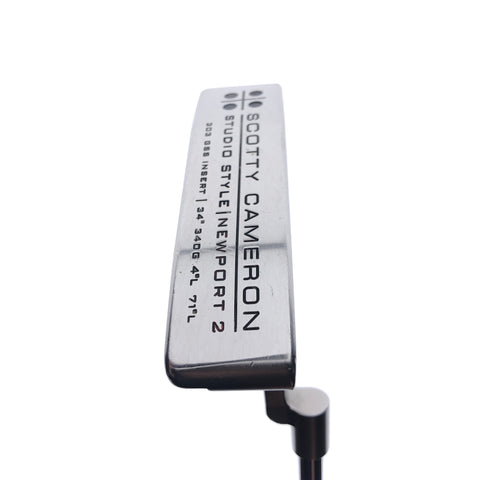 Used Scotty Cameron Studio Style Newport 2 Putter / 33.0 Inches