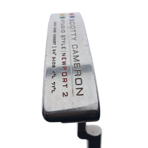 Used Scotty Cameron Studio Style Newport 2 Putter / 34.0 Inches