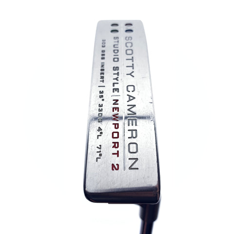 Used Scotty Cameron Studio Style Newport 2 Putter / 35.0 Inches