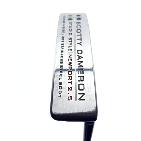 Used Scotty Cameron Studio Style Newport 2.5 Putter / 34.5 Inches