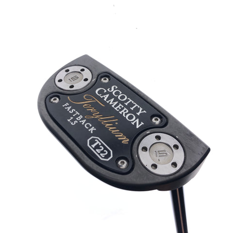 Used Scotty Cameron Teryllium T22 Fastback 1.5 Putter / 34.0 Inches