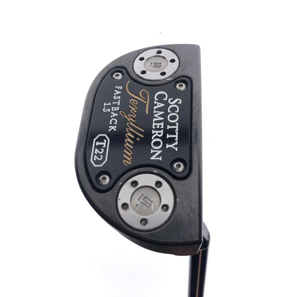 Used Scotty Cameron Teryllium T22 Fastback 1.5 Putter / 34.0 Inches