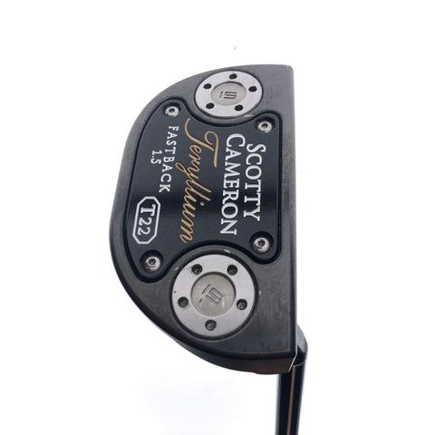 Used Scotty Cameron Teryllium T22 Fastback 1.5 Putter / 34.0 Inches