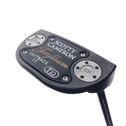 Used Scotty Cameron Teryllium T22 Fastback 1.5 Putter / 35.0 Inches