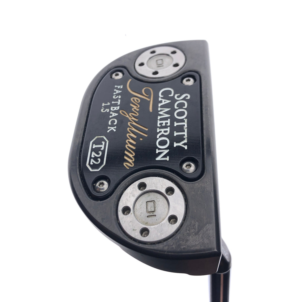 Used Scotty Cameron Teryllium T22 Fastback 1.5 Putter / 35.0 Inches