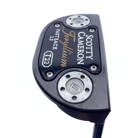 Used Scotty Cameron Teryllium T22 Fastback 1.5 Putter / 35.0 Inches