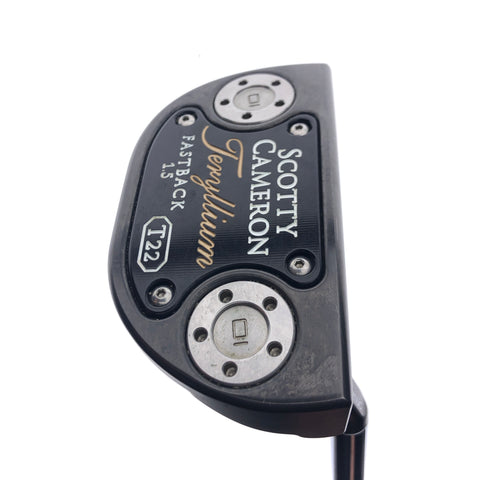 Used Scotty Cameron Teryllium T22 Fastback 1.5 Putter / 35.0 Inches