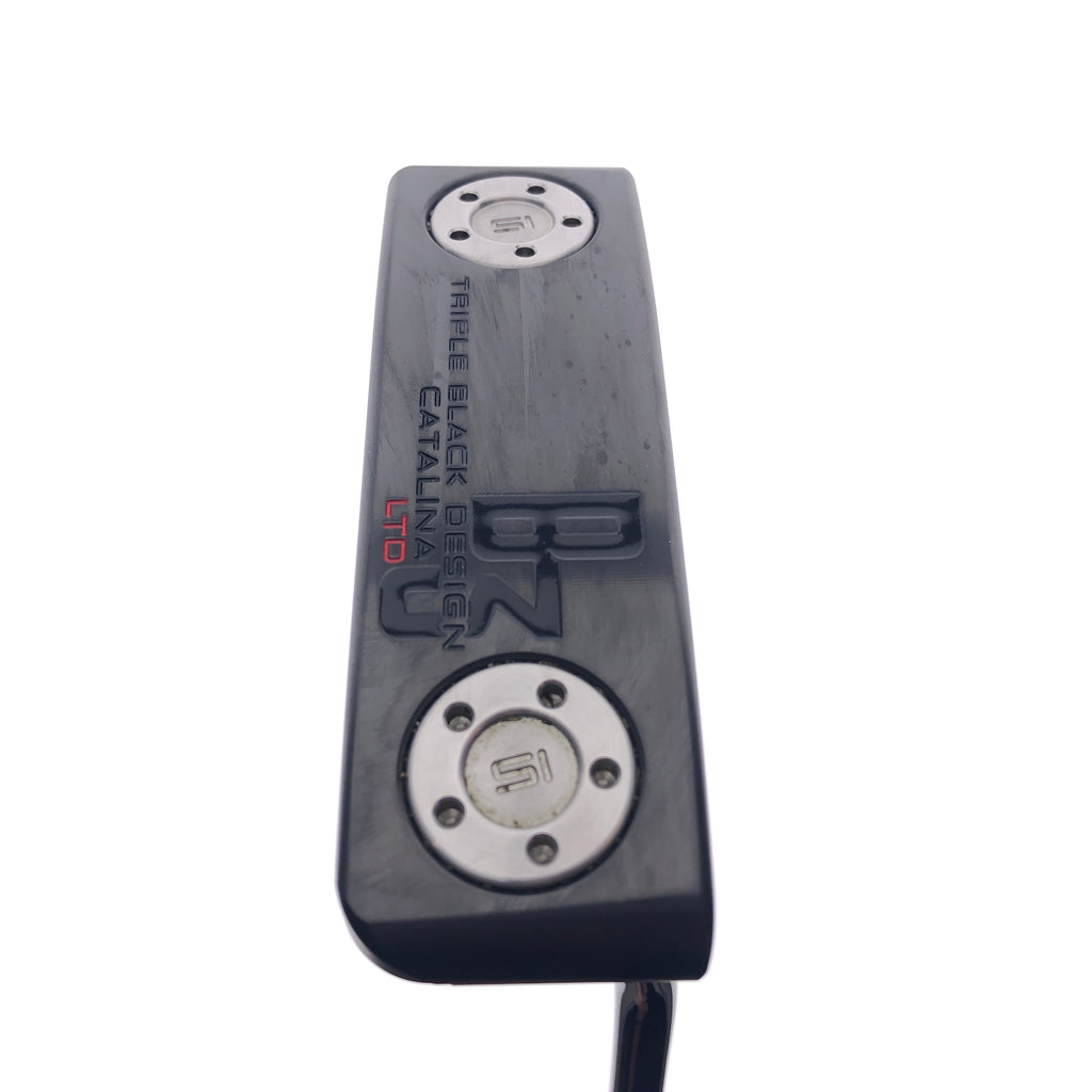 Used Scotty Cameron Triple Black B3 Catalina Putter / 34.0 Inches