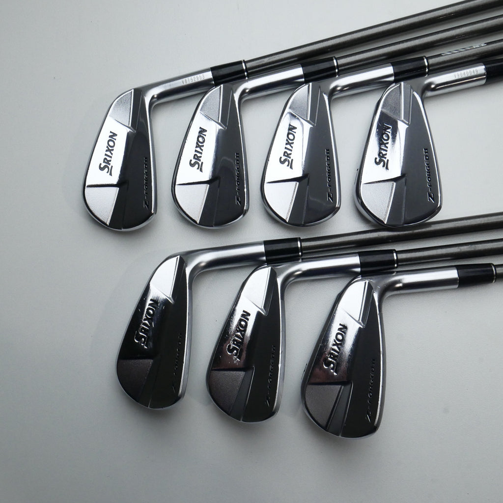 Used Srixon Z-Forged II Iron Set / 4 - PW / Stiff Flex
