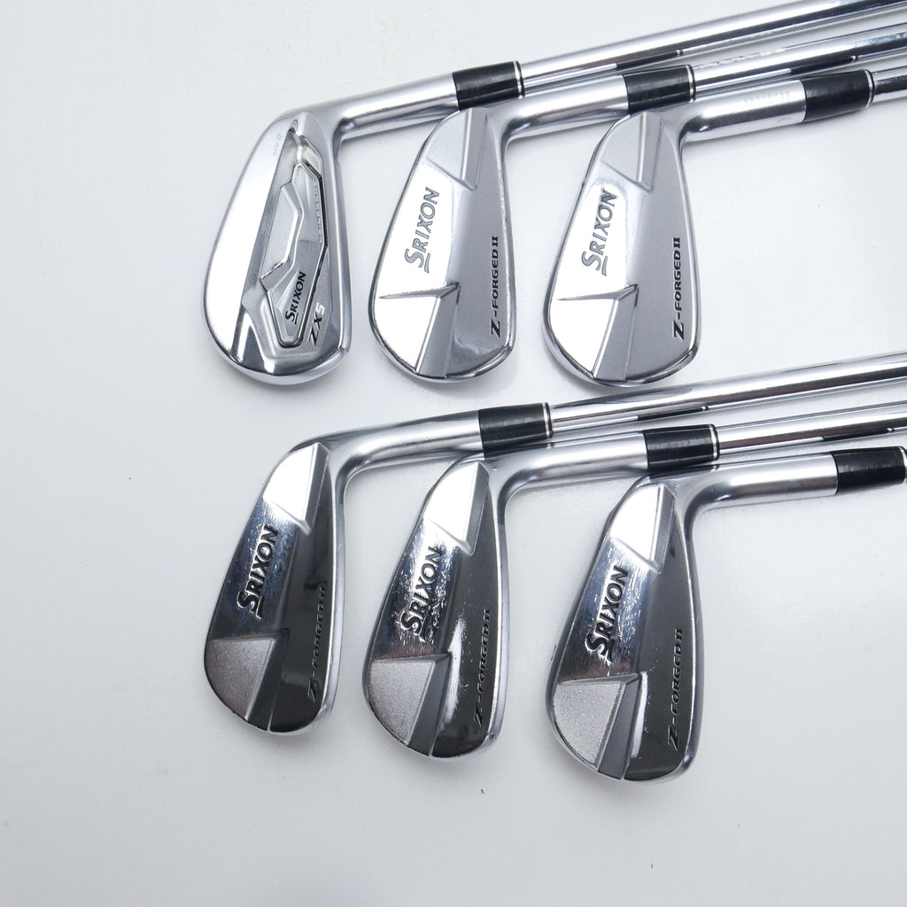 Used Srixon Z-Forged II & ZX5 MK2 Iron Set / 5 - PW / X-Stiff Flex