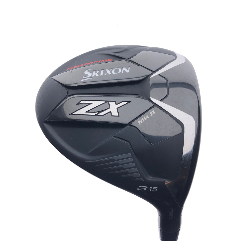 Used Srixon ZX MKII 3 Fairway Wood / 15.0 Degrees / Stiff Flex / VeloCore Blue
