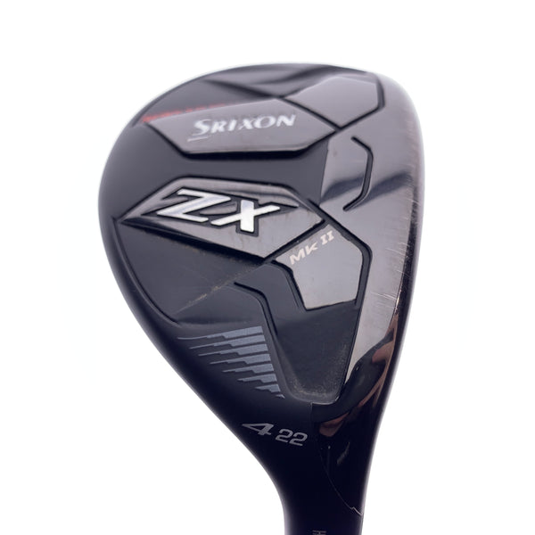 Used Srixon ZX MKII 4 Hybrid / 22 Degrees / Stiff Flex