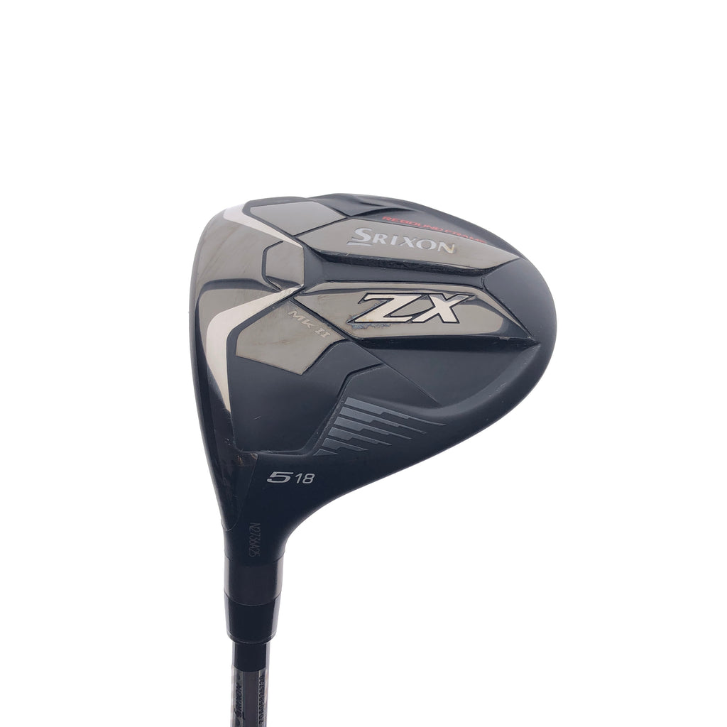 Used Srixon ZX MKII 5 Fairway Wood / 18 Degrees / Regular Flex / Left-Handed