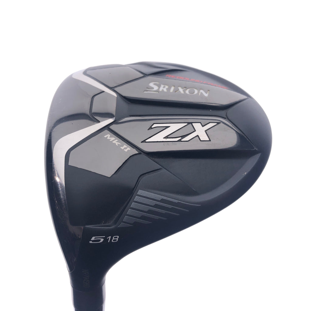 Used Srixon ZX MKII 5 Fairway Wood / 18 Degrees / Regular Flex / Left-Handed