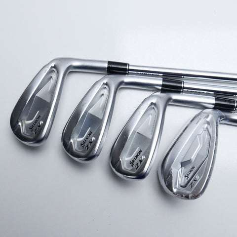 Used Srixon ZX4 MKII Iron Set / 4 - PW + AW / Stiff Flex