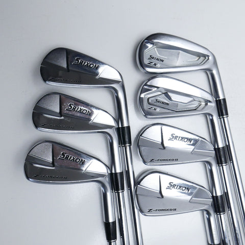 Used Srixon ZX4 MKII, ZX5 MKII and Z-Forged Iron Set / 4 - PW / X-Stiff Flex