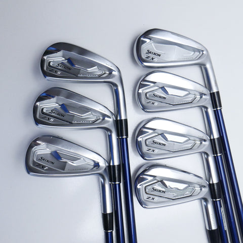 Used Srixon ZX4 & ZX5 & ZX7 MKII Combo Set Iron Set / 4 - PW / Stiff Flex