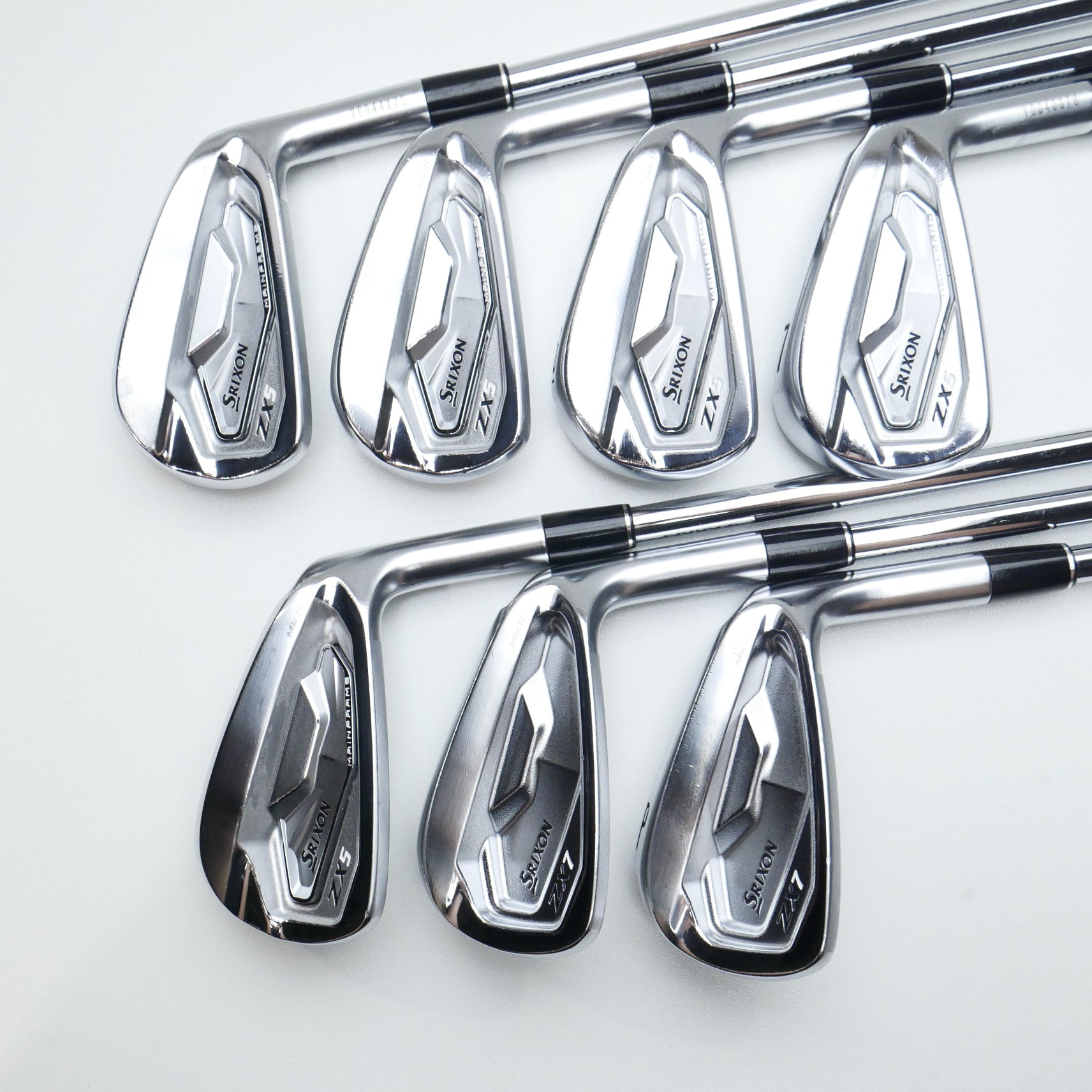 Used Srixon ZX5 MKII & ZX7 MKII Combo Set Iron Set / 4 - PW / X-Stiff Flex