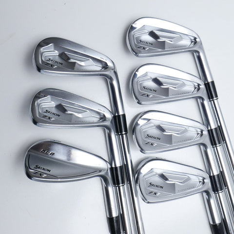 Used Srixon ZX7 MKII Iron Set / 5 - PW + AW / Stiff Flex