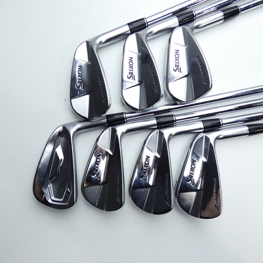 Used Srixon ZX7 MKII & Z-Forged II Iron Set / 4 - PW / X-Stiff Flex