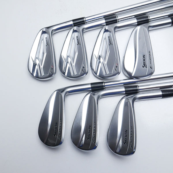 Used Srixon ZX7 & Z-Forged Combo Iron Set Iron Set / 4 - PW / Stiff Flex