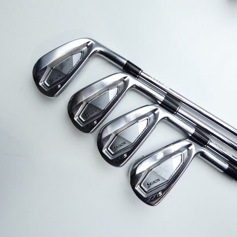 Used Srixon ZXi5 Iron Set / 4 - PW + AW / Stiff Flex