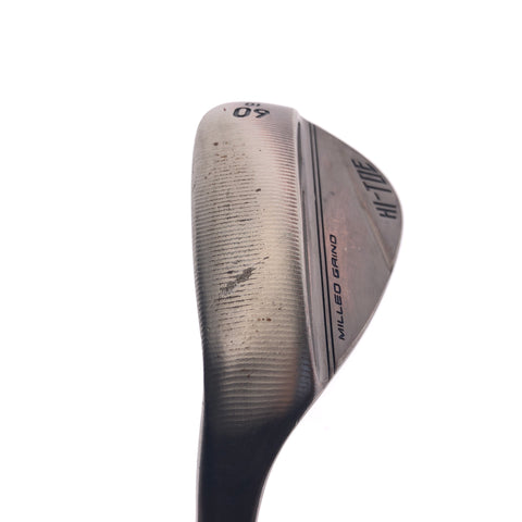 Used TM Milled Grind Hi-Toe 3 RAW Lob Wedge / 60.0 / Wedge Flex / Left-Handed