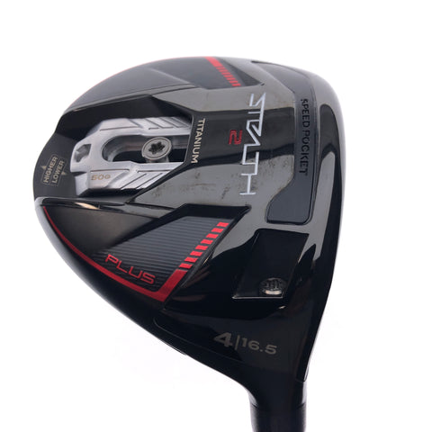 Used TOUR ISS TaylorMade Stealth 2 Plus 4 F'W / VeloCore Shaft /16.5 Deg/ XStiff