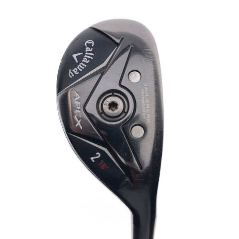 Used TOUR ISSUE Callaway Apex 19 2 Hybrid / 18 Degrees / X-Stiff Flex