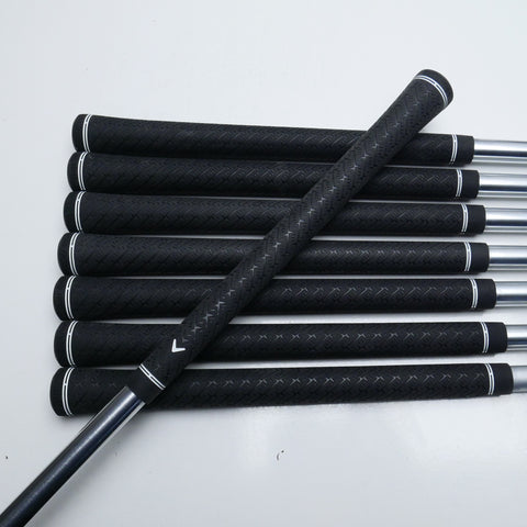 Used TOUR ISSUE Callaway Apex MB 21 Raw Iron Set / 3 - PW / Stiff Flex