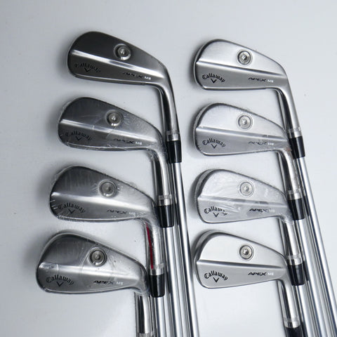 Used TOUR ISSUE Callaway Apex MB 21 Raw Iron Set / 3 - PW / Stiff Flex