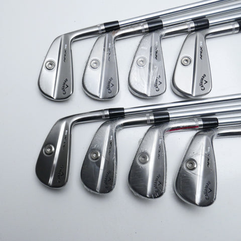 Used TOUR ISSUE Callaway Apex MB 21 Raw Iron Set / 3 - PW / Stiff Flex