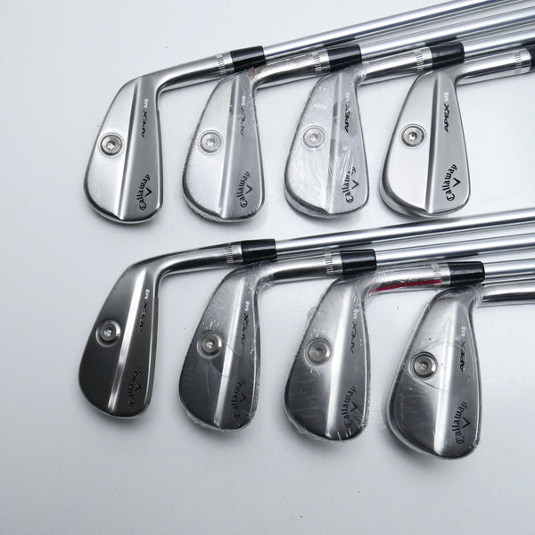 Used TOUR ISSUE Callaway Apex MB 21 Raw Iron Set / 3 - PW / Stiff Flex