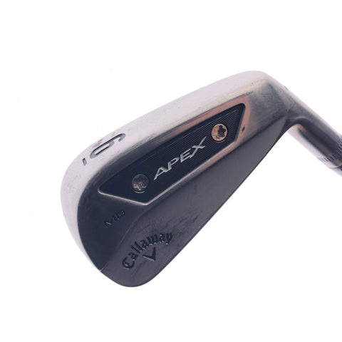 Used TOUR ISSUE Callaway Apex MB 24 Raw 6 Iron / X-Stiff Flex