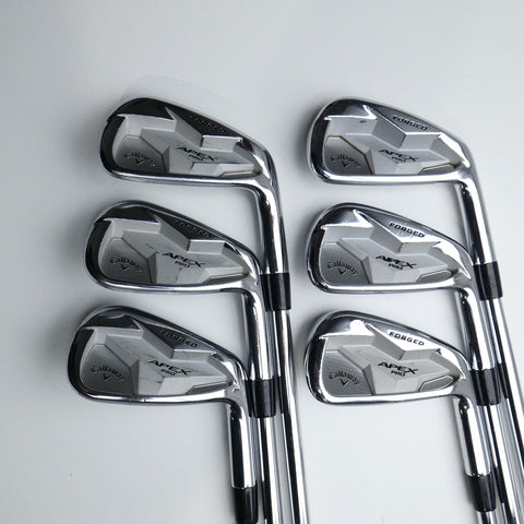 Used TOUR ISSUE Callaway Apex Pro 19 Iron Set / 4 - 9 IRON / Stiff Flex