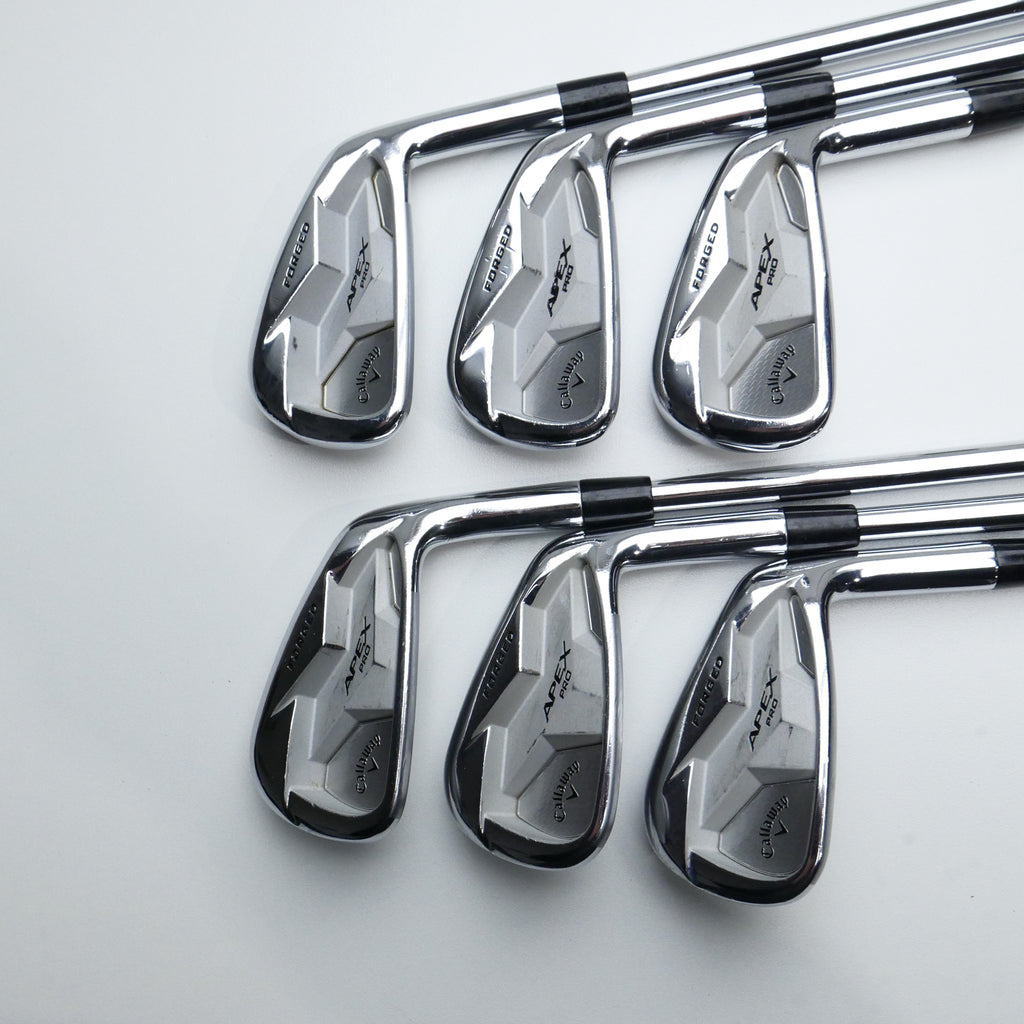 Used TOUR ISSUE Callaway Apex Pro 19 Iron Set / 4 - 9 IRON / Stiff Flex