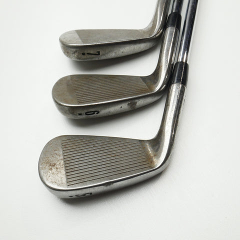 Used TOUR ISSUE Callaway Apex Pro 19 RAW Iron Set / 5 - PW / Stiff Flex