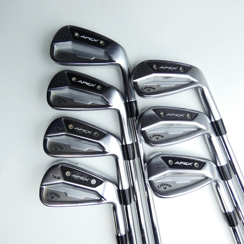 Used TOUR ISSUE Callaway Apex TCB Forged 24 Iron Set / 4 - PW / X-Stiff Flex