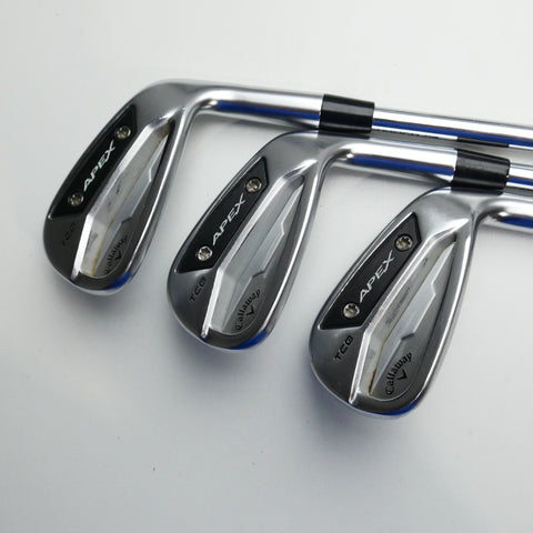 Used TOUR ISSUE Callaway Apex TCB Forged 24 Iron Set / 4 - PW / X-Stiff Flex