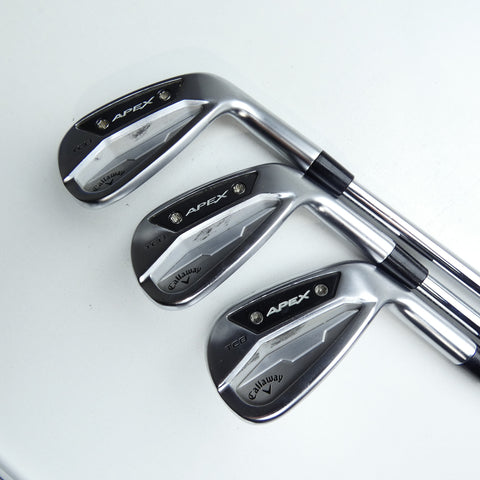 Used TOUR ISSUE Callaway Apex TCB Forged 24 Iron Set / 4 - PW / X-Stiff Flex