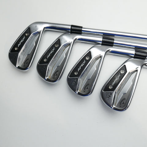 Used TOUR ISSUE Callaway Apex TCB Forged 24 Iron Set / 4 - PW / X-Stiff Flex