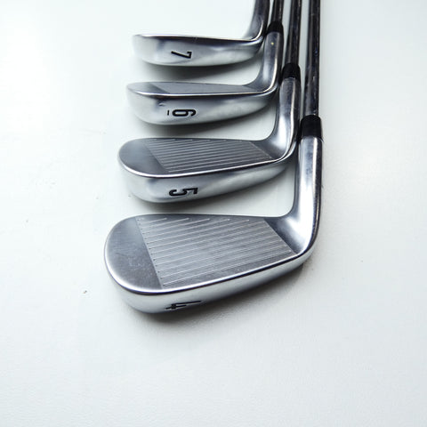Used TOUR ISSUE Callaway Apex TCB Forged 24 Iron Set / 4 - PW / X-Stiff Flex