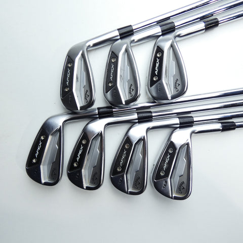 Used TOUR ISSUE Callaway Apex TCB Forged 24 Iron Set / 4 - PW / X-Stiff Flex
