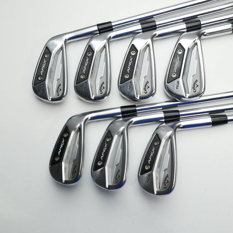 Used TOUR ISSUE Callaway Apex TCB Forged 24 Iron Set / 4 - PW / X-Stiff Flex
