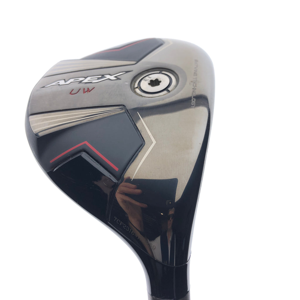 Used TOUR ISSUE Callaway Apex UW 24 4Hy / TR Blue VeloCore 6 Shaft / 21 Deg/Reg