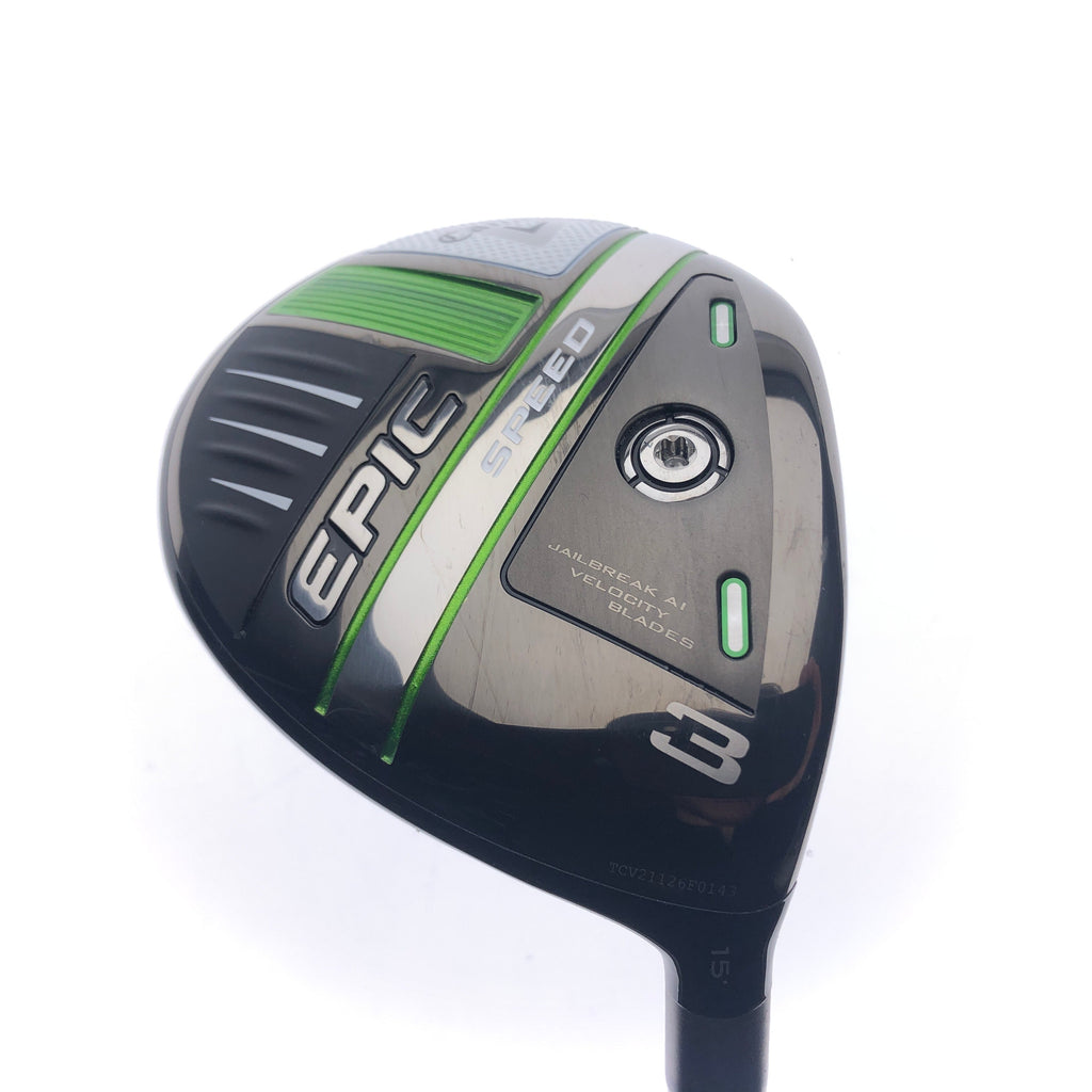 Used TOUR ISSUE Callaway Epic Speed 3 Fairway Wood / 15 Degrees / Regular Flex