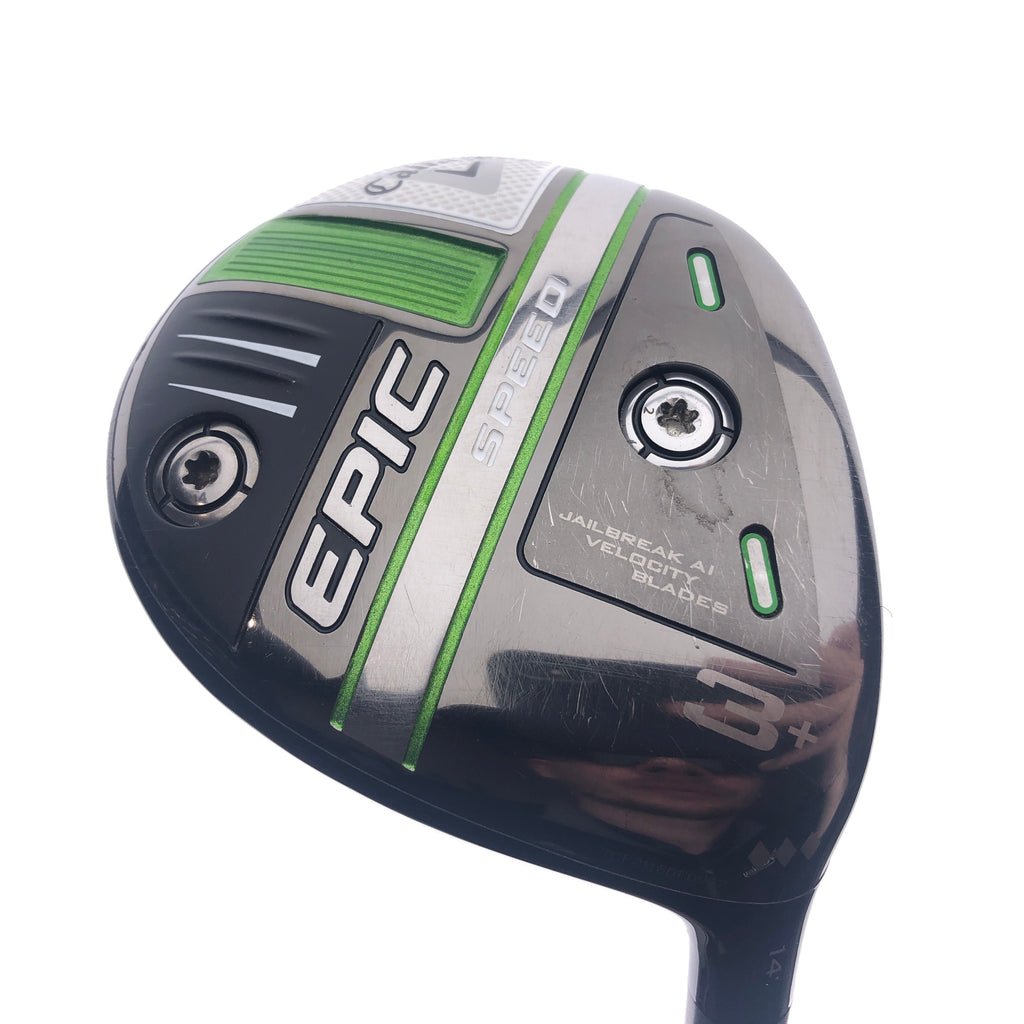 Used TOUR ISSUE Callaway Epic Speed Triple Diamond 3+ Fairway Wood / Stiff Flex