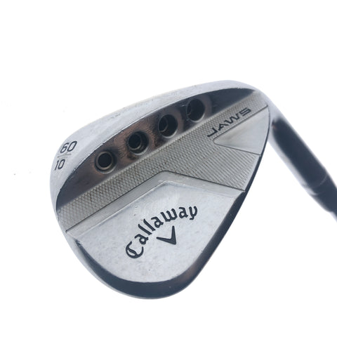 Used TOUR ISSUE Callaway Jaws Full Toe Chrome Lob Wedge / 60 Degree / Stiff Flex