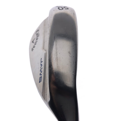 Used TOUR ISSUE Callaway Jaws MD5 Raw Gap Wedge / 50.0 Degrees / X-Stiff Flex